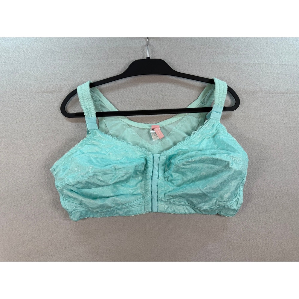 Comfort Choice Aqua Lace Front Close Wireless Posture Bra 42DDD 27-0091-2